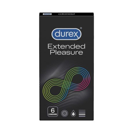 DUREX EXTENDED PLEASURE óvszer 6 db