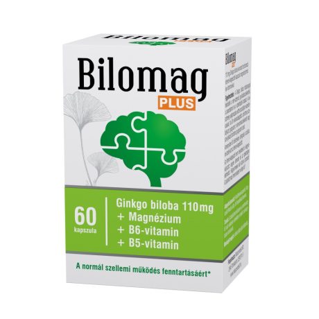 BILOMAG PLUS GINKGO BILOBA 110 mg kapszula 60 db