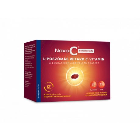 NOVO C KOMPLEX FORTE liposzómás retard C-vitamin D3+ Cink 60 db