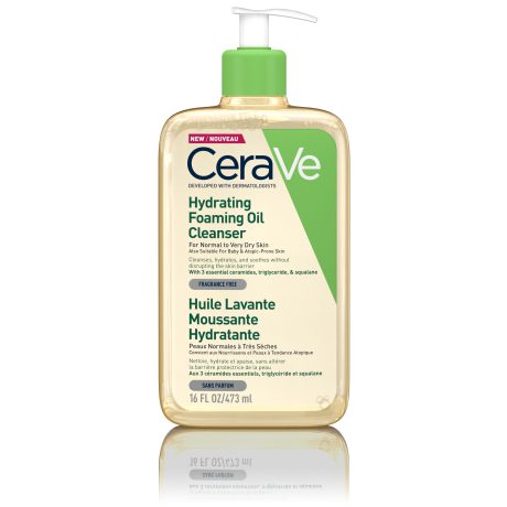 CERAVE hidratáló habzó olajos tisztító 473 ml