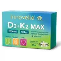 INNOVELLE D3+K2 MAX 2000 NE rágótabletta 30 db