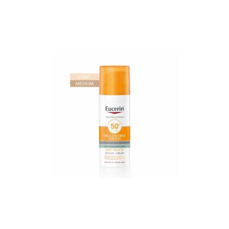 EUCERIN SUN FF50+ oil control krémgél világos 50 ml