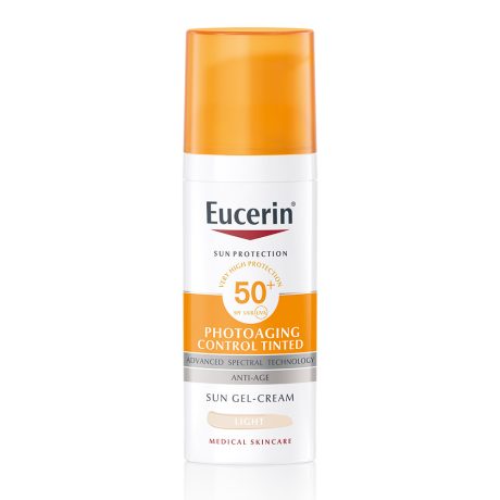 EUCERIN SUN FF50 photoaging control színezett világos 50 ml