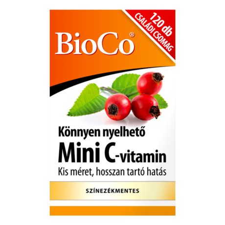 BIOCO MINI C-VITAMIN 250 MG csipkebogyós tabletta 120 db