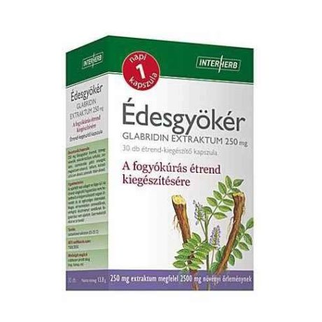 INTERHERB ÉDESGYÖKÉR EXTRAKTUM kapszula 30 db
