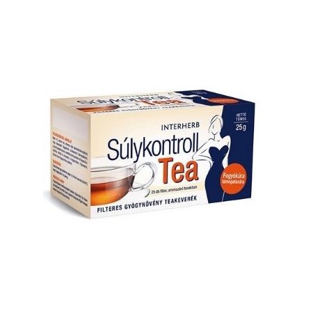INTERHERB INTENZÍV SÚLYKONTROLL tea filteres 25 db