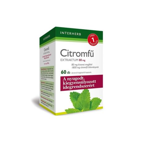 INTERHERB CITROMFŰ EXTRAKTUM kapszula 60 db