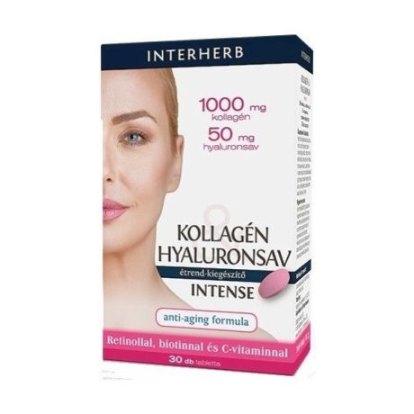 Interherb Kollagén és Hyaluronsav Szépségformula Intense 30 db