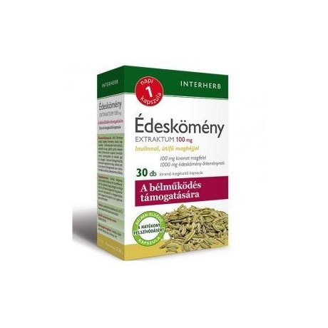 INTERHERB ÉDESKÖMÉNY EXTRAKTUM kapszula 30 db