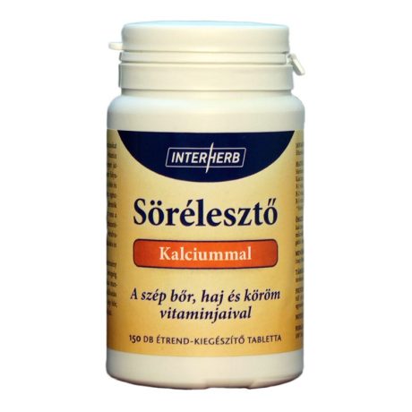 INTERHERB SÖRÉLESZTŐ tabletta kálciummal 150 db